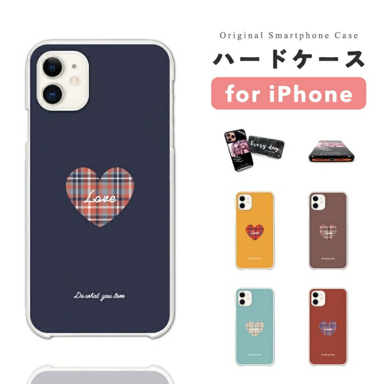 Rakuten - 【即日発送】 iPhone17e スマホケース ハード おしゃれ チェック Love iPhone17 ケース iPhone16 iPhone16e iPhone15 Pro Max iPhone14 Plus iPhone13 mini アイフォン17e アイフォン17 アイフォン16e スマホカバー