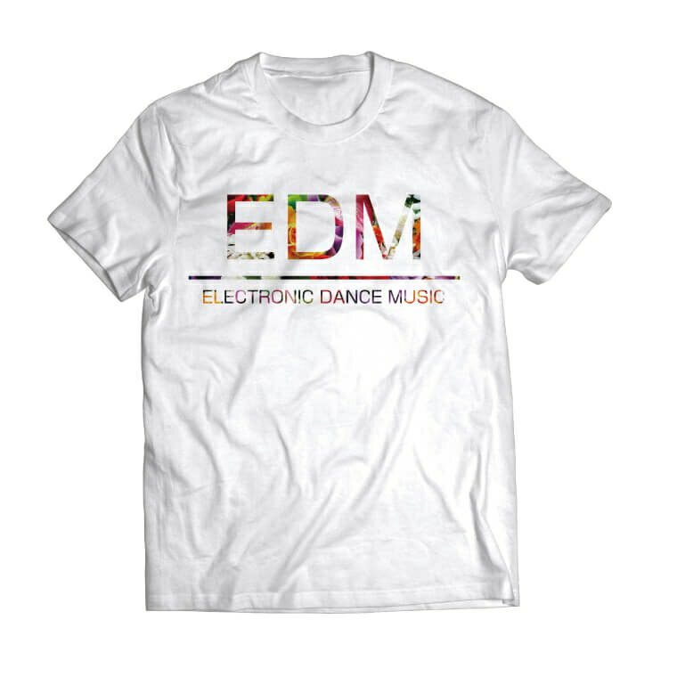 Tシャツ レディース 半袖 おしゃれ プリント 綿100% 大きいサイズ コットン ブラック ホワイト グレー カジュアル ファッション 5.6オンス 白Tシャツ 黒Tシャツ 推し かわいい EDM ElecTro dance music カジュアル