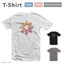 【翌日配達】Tシャツ メンズ 半袖 おしゃれ プリント ブラック ホワイト グレー 白Tシャツ 黒Tシャツ 綿100 5.6オンス コットン ファッション カジュアル 推し 花びら FLOWER カラフルおしゃれ