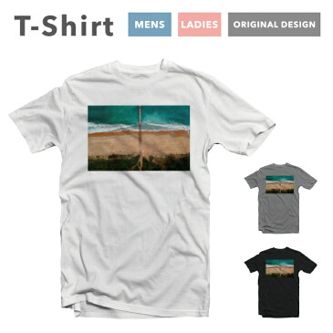 Tシャツ メンズ レディース 半袖 おしゃれ プリント クルーネック ブラック ホワイト グレー 綿100% コットン 春 夏 春服 夏服 メンズファッション カジュアル 風景 景色