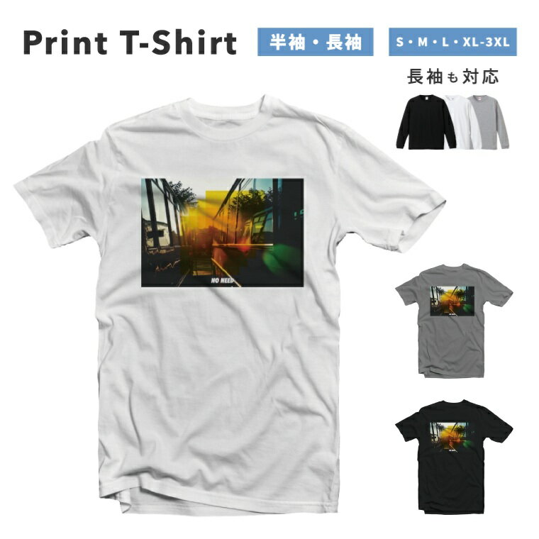 Tシャツ メンズ 半袖 長袖 おしゃれ プリント 綿100% 大きいサイズ 小さいサイズ レディース コットン ブラック ホワイト グレー カジュアル ファッション 5.6オンス 白Tシャツ 黒Tシャツ 推し かわいい 風景 景色 NO NEED