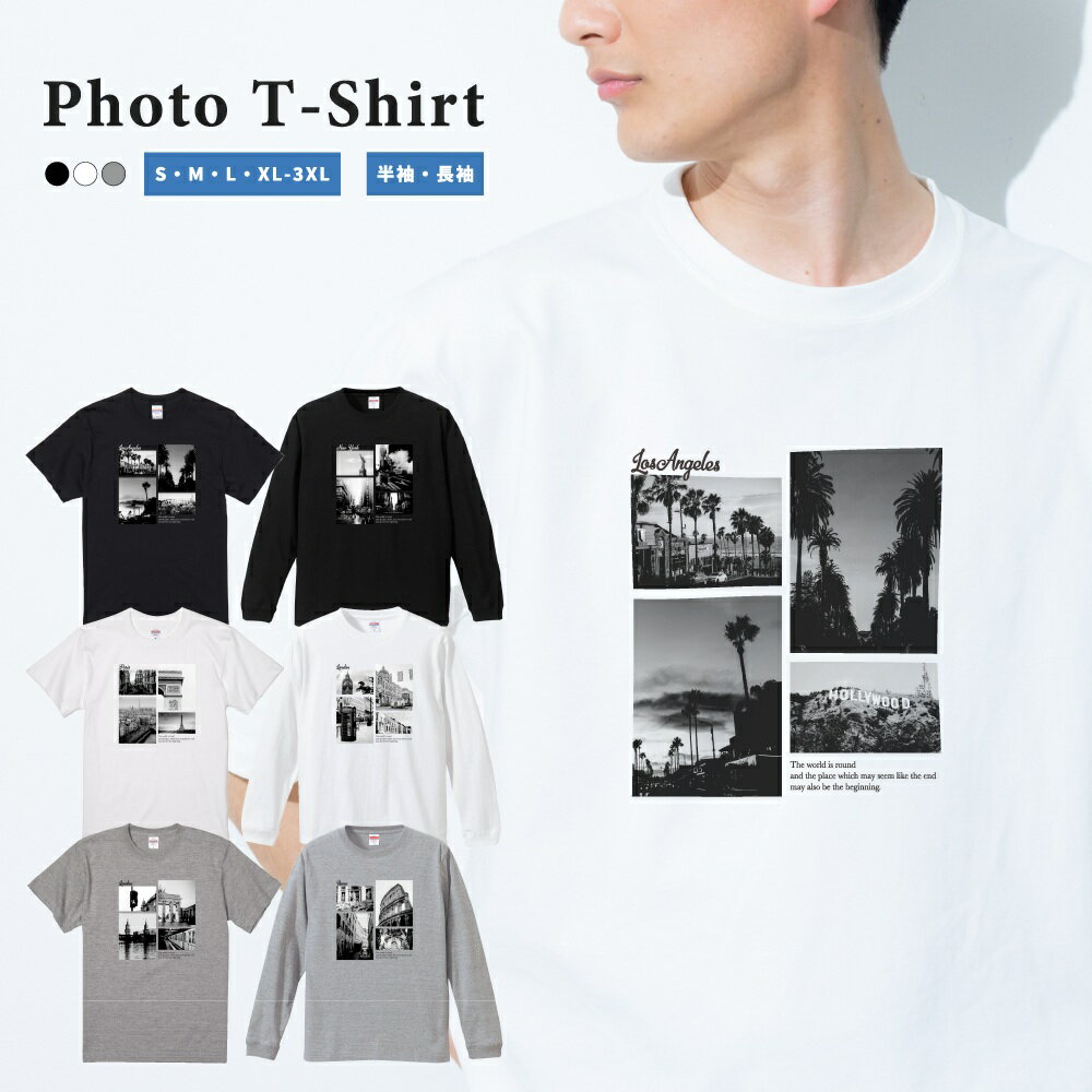 楽天市場】白tシャツ フォトプリント メンズの通販