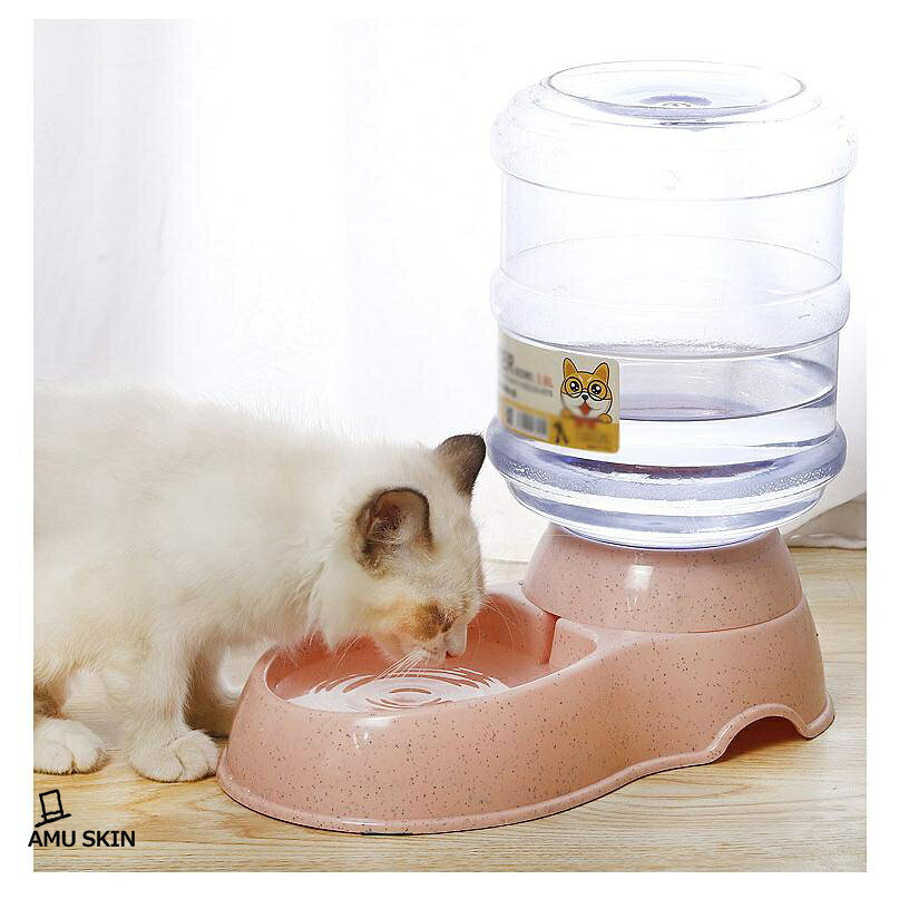 商品名:自動給水器 自動給餌器 犬用 猫用 ペット用品 ペットフィーダー 大容量 3.8L 電源不要 水入れ エサ入れ 留守 ウォーターボウル フードボウル 商品説明:犬用品 給水器 給餌器（ペットボトル取り付け可能） サイズ:給水器 給餌器 サイズについての説明:サイズは写真通り 素材:プラスチック 色:グリーン ピンク グレー ブルー