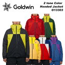 GOLDWIN G13303 2 tone Color Hooded Jacket 23-24モデル ゴールドウィン スキーウェア ジャケット(2024)