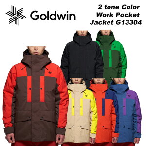 GOLDWIN G13304 2 tone Color Work Pocket Jacket 23-24モデル ゴールドウィン スキーウェア ジャケット(2024)