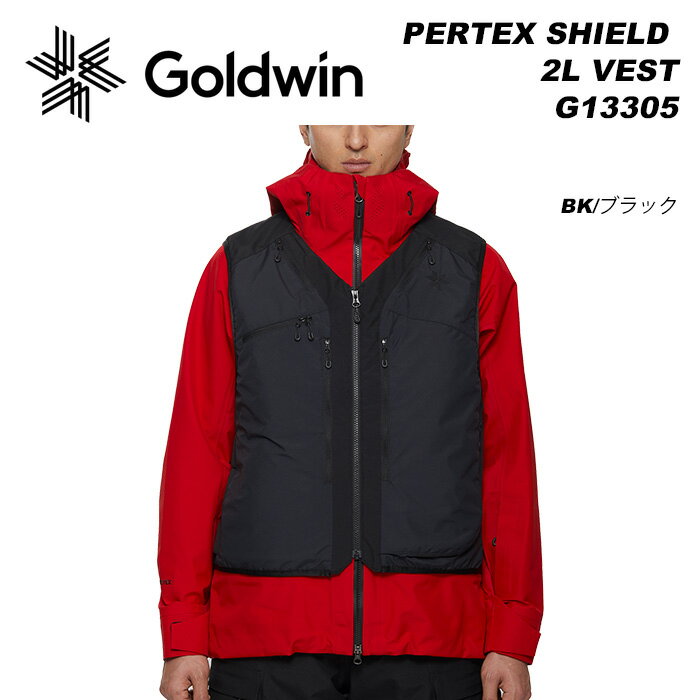 GOLDWIN G13305 PERTEX SHIELD 2L Vest 23-24モデル ゴールドウィン スキーウェア ベスト(2024)