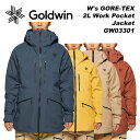 GOLDWIN GW03301 W 039 s GORE-TEX 2L Work Pocket Jacket 23-24モデル ゴールドウィン スキーウェア レディース ジャケット(2024)