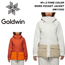 GOLDWIN GW13302 W 039 s 2-tone Color Work Pocket Jacket 23-24モデル ゴールドウィン スキーウェア レディース ジャケット(2024)