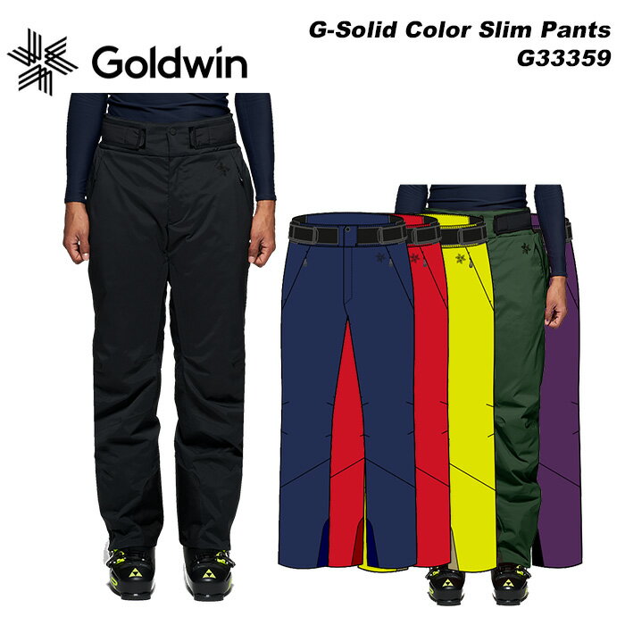 GOLDWIN G33359 G-Solid Color Slim Pants 23-24f S[hEB XL[EFA pc(2024)