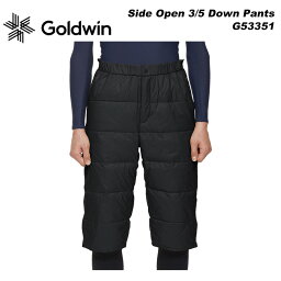 GOLDWIN G53351 Side Open 3/5 Down Pants 23-24モデル ゴールドウィン スキーウェア パンツ(2024)