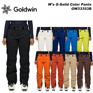 GOLDWIN GW33353B W's G-Solid Color Pants23-24モデル ゴールドウィン スキーウェア レディース パンツ(2024)