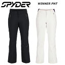 SPYDER スパイダー スノーウェア WINNER INSULATED PANT パンツ 22-23 モデル (2023) スキーウェア スノーボード レディ...