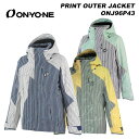 ONYONE ONJ96P43 PRINT OUTER JACKET 23-24モデル オンヨネ スキーウェア ジャケット(2024)