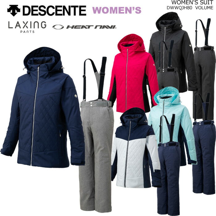 DESCENTE デサント レディーススキーウェア 上下セット DWWQJH80(2021)20-21