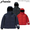 PHENIX/フェニックス ベストオンジャケット/Phenix SOGNE HYBRID DOWN JACKET/esm22ot06 Phenix SOGNE HYBRID DOWN JACKET ○表地　NY/PU4WAYストレッチタフタ2L ナイロン88％, ポリウレタン12％ ○中綿　ダウン ダウン90％, フェザー10％, REPREVER ポリエステル100％, PH Hollow Thermo ポリエステル100％ 耐水圧20,000mm パーティカルシームシーリング 取り外しフード 袖口インナーカフス ゴーグルポケット チケットホルダー ウエストスノーガード アクティブスリムフィット REPREVER REPREVERは使用済みのペットボトルなどのリサイクル素材から作られたリサイクル繊維のブランド 商品サイズ S　(胸囲112.5 前丈57 後丈70.7 ゆき丈88.9)cm M　(胸囲116.5 前丈59 後丈72.8 ゆき丈91.6)cm L　(胸囲120.5 前丈61 後丈74.9 ゆき丈94.3)cm XL　(胸囲124.5 前丈63 後丈77 ゆき丈97)cm XXL　(胸囲130.5 前丈65 後丈79.1 ゆき丈100)cm XXXL　(胸囲136.5 前丈67 後丈81.2 ゆき丈103)cmFunctions/各機能の詳細はこちらをご覧ください