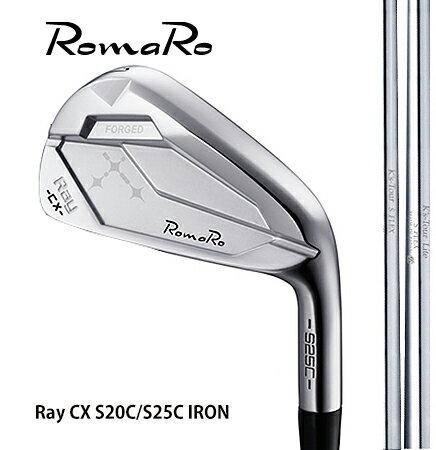 RomaRoロマロ Ray CX S20C・S25Cアイアン/K'sツアー・K'sツアーライト・K'sツアー115　＃5〜9・P　6本..