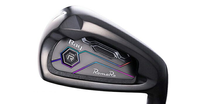 Romaroロマロ　RayType-R　PLUSアイアン　DLC BLACK　20th期間限定発売/TourAD AD55 65Type-II・AD75・85・95　#6-9・PW　5本セット【カスタム・ゴルフクラブ】