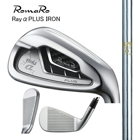 RomaRoロマロ　Ray αPLUSアイアン/日本シャフト・NS850GH　＃5-9・PW　6本セット