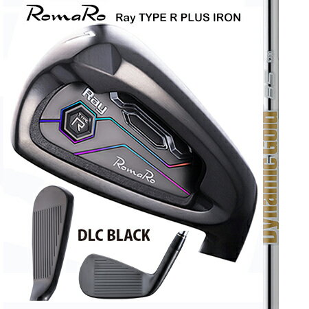Rakuten - RomaRoロマロ　RayType-R　PLUSアイアン　DLC BLACK　20th期間限定発売/ダイナミックゴールド85　#6-9・P 5本セット