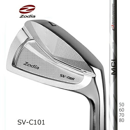 ZodiaゾディアSV-C101アイアン/Fujikuraフジクラ MCI 50・60・70・80 Iron＃5-9・PW　6本【カスタム・ゴルフクラブ】