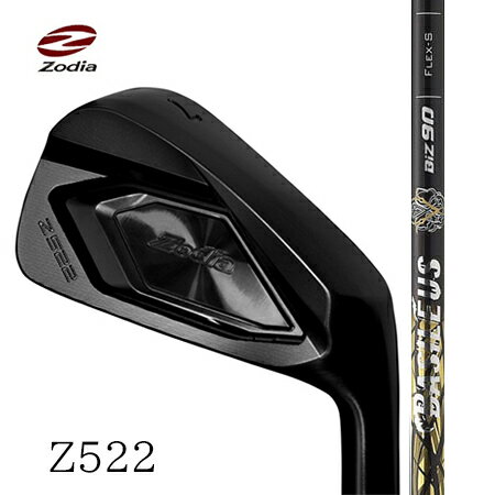 ZodiaゾディアZ522 アイアン/バシレウスBASILEUS Biz90 #5−9・PW 6本セット【カスタム・ゴルフクラブ】