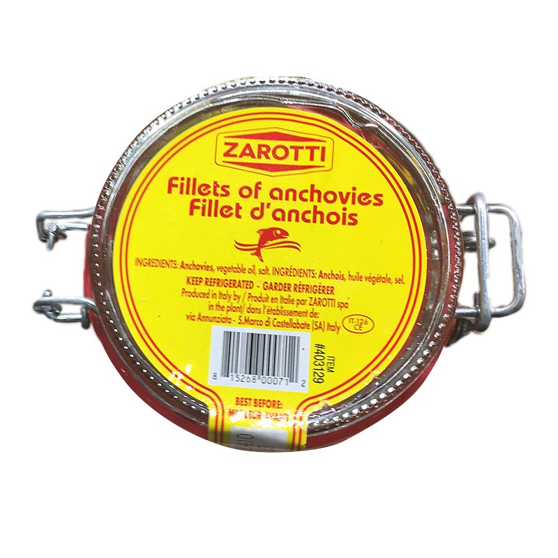 【送料無料】COSTCO コストコ 通販 【冷蔵便】ザロッティ イタリア産アンチョビフィレ 230g ANCHOVIES FILLETS カタクチイワシ【ITEM/403129】