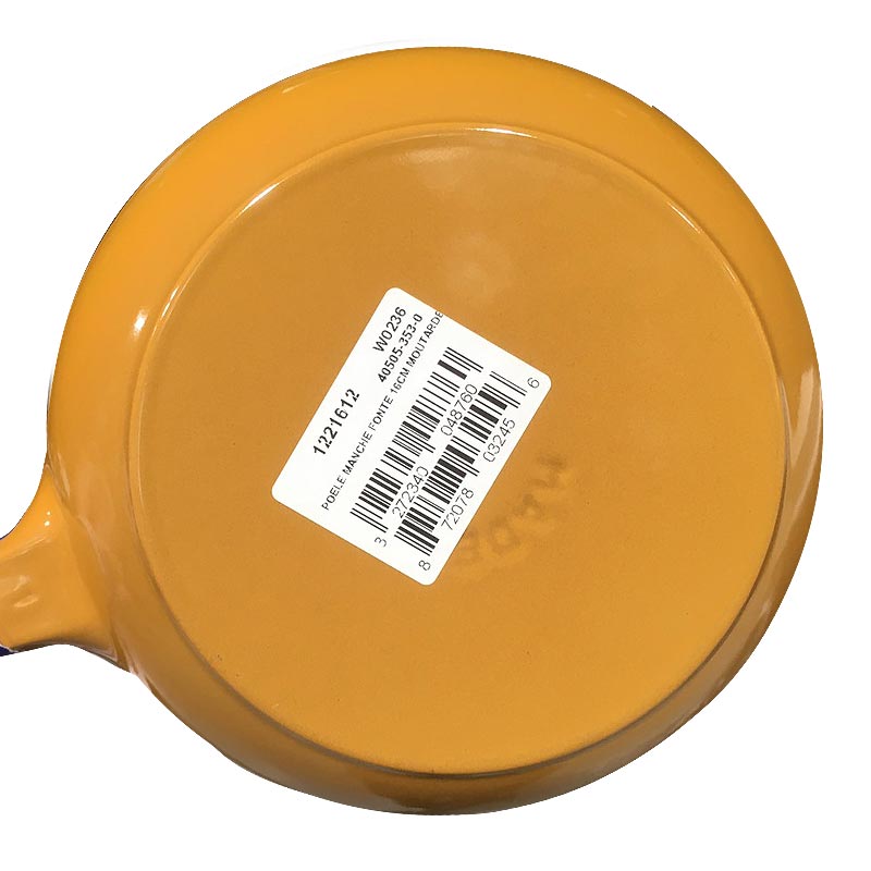 【送料無料】 コストコ COSTCO Staub (ストウブ) スキレット SKILLET 16cm マスタードカラー 【ITEM/26242】 | 鋳鉄フライパン ほうろう IH対応