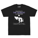 メンズ レディース 半袖Tシャツ映画 アート TシャツEXOCIST エクソシストブラック 色落ちブラック(4)