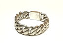 925 SILVER コーティングシルバーブレスレットシンプル キヘイチェーン(4)