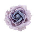 ビッグローズ(小) パープル 【薔薇雑貨 ローズ雑貨 造花 大きい薔薇 オブジェ ギフト パーティー 贈り物 プレゼント バラ】