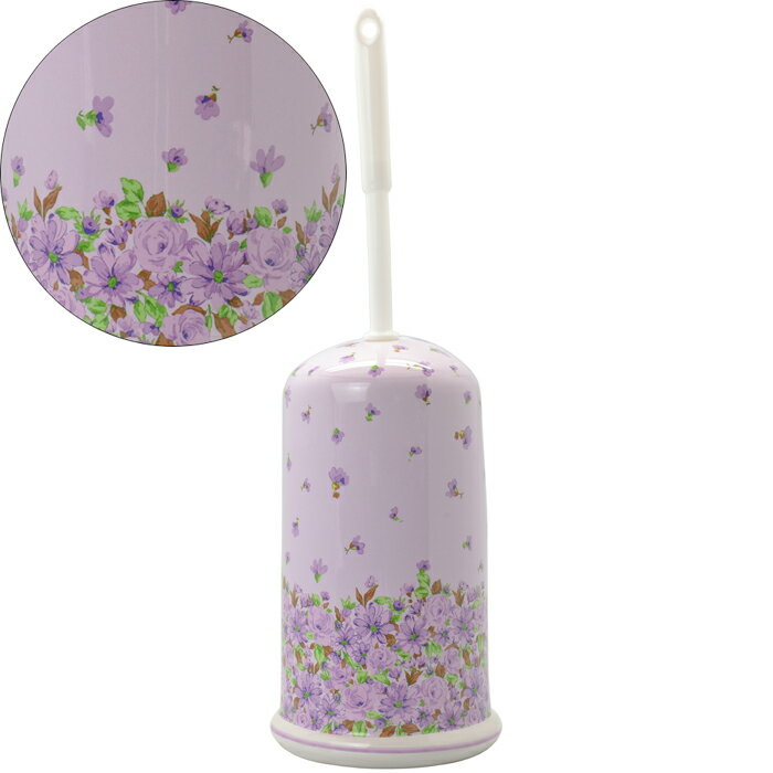 ロイヤルアーデン　陶器トイレブラシ　【薔薇雑貨　ローズ雑貨　サニタリーグッズ　お掃除　トイレタリ..