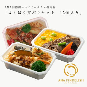 【 ANA’s Sky Kitchen 】おうちで旅気分！！ANA国際線エコノミークラス機内食　メインディッシュ　よくばり丼ぶりセット　12個入り