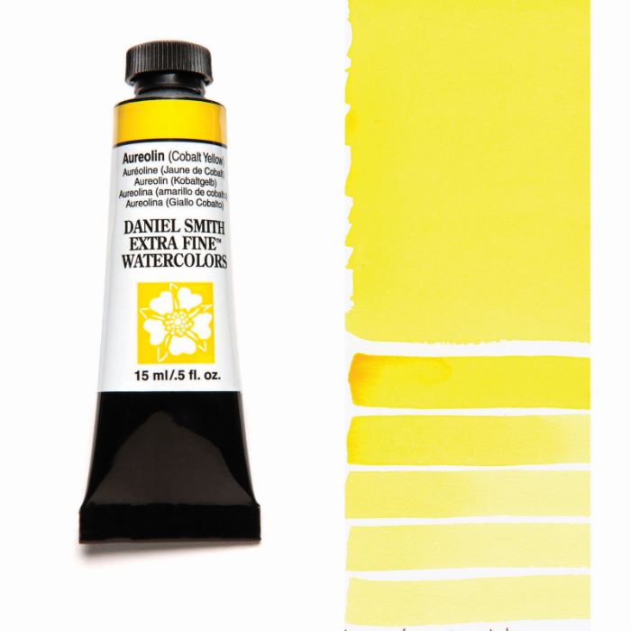 オーレオリン - コバルトイエロー (Aureolin - Cobalt Yellow) 15mlチューブ 水彩絵具 ダニエル・スミス ダニエルスミス