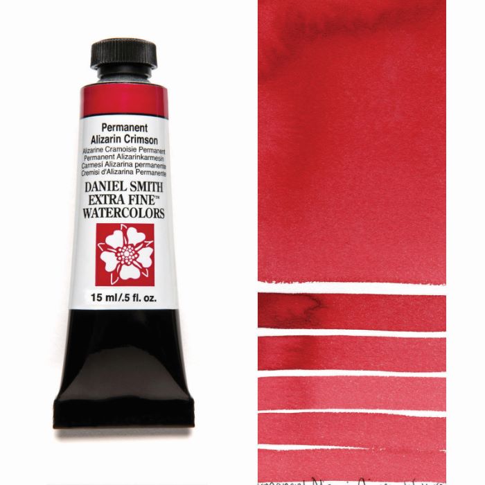 パーマネントアリザリンクリムソン (Permanent Alizarin Crimson) 15mlチューブ 水彩絵具 ダニエル・スミス ダニエルスミス
