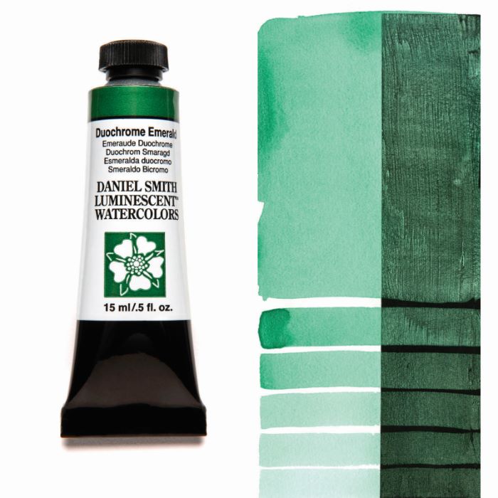 デュオクロームエメラルド (Duochrome Emerald) 15mlチューブ 水彩絵具 ダニエル・スミス ダニエルスミス