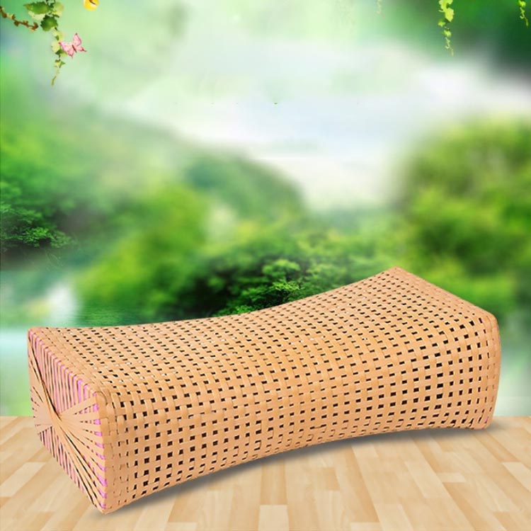 枕 ひんやり 涼感 まくら 籐枕風 ピロー 通気性抜群 蒸れない 夏用まくら 軽い 丈夫 夏 昼寝枕 お昼寝 硬い 高い 快眠 涼しい 硬めの枕 ナチュラル ギフト プレゼント 敬老の日 快適 通気性 [2]