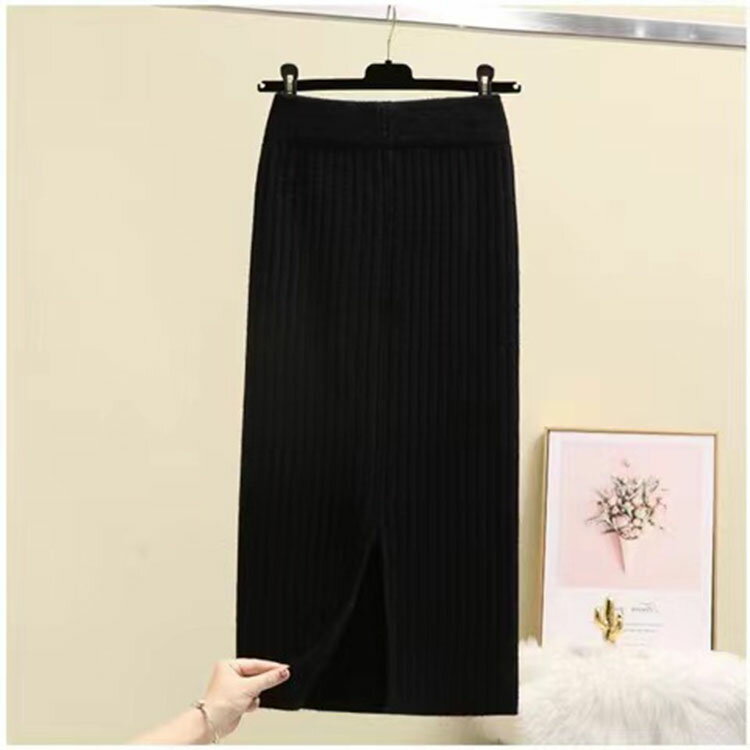 タイトスカート ニットスカート タイト レディ...の紹介画像2