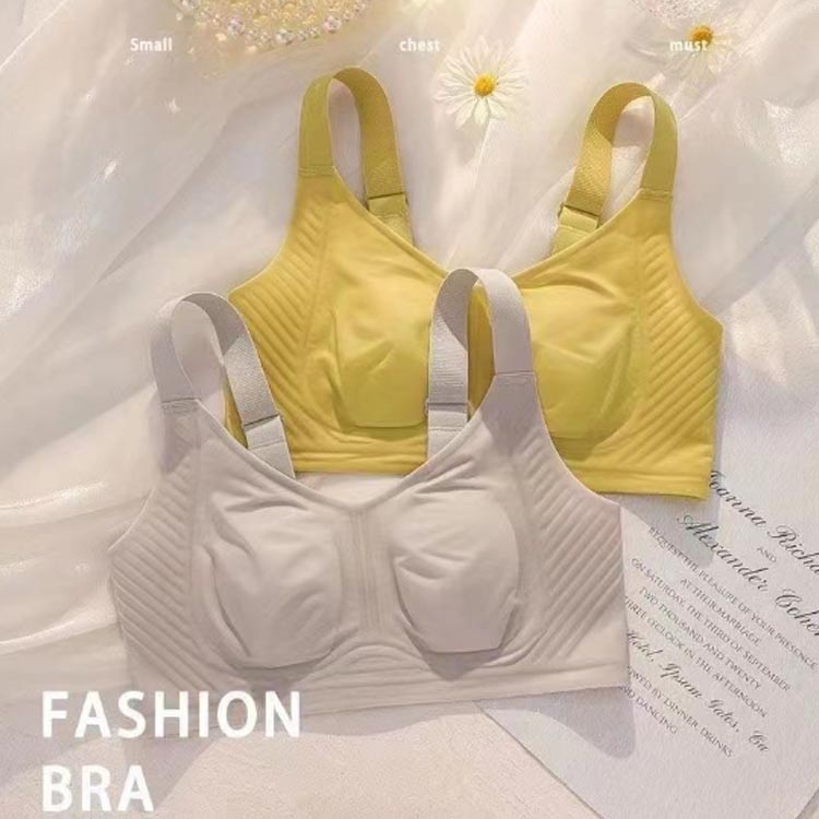 胸を小さく見せるブラ フルカップ ブラジャー ノンワイヤーブラ ナイトブラ 昼夜兼用 ボリュームダウン ブラジャー 胸のボリュームをおさえるブラ 補正 補正下着 着痩せブラ 下着 レディース anafarm-10033293 anafarm サンプル画像2
