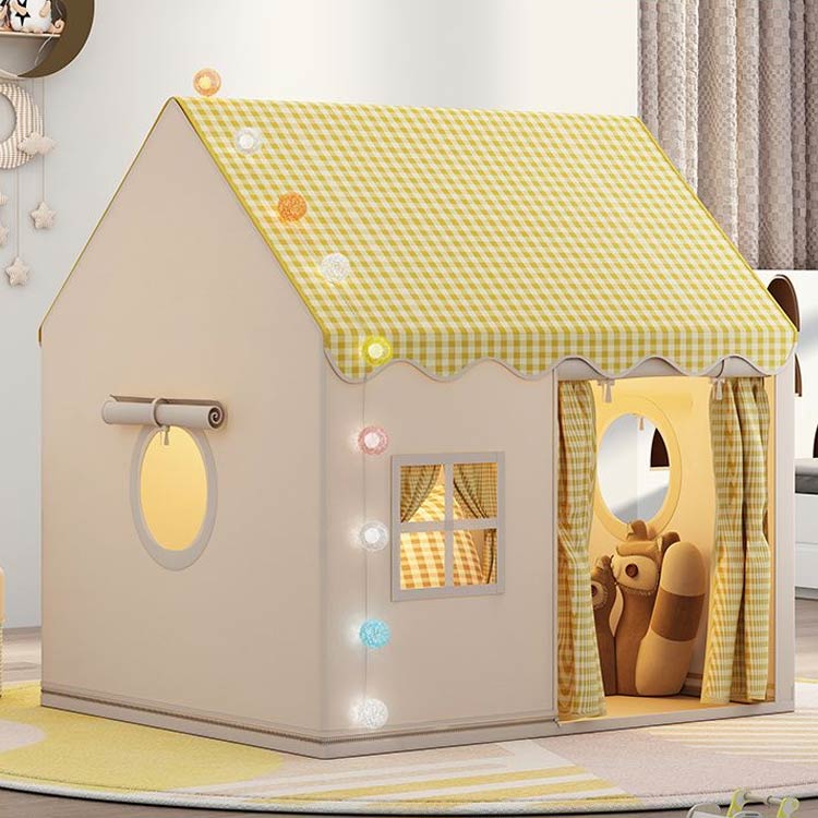 子供テント 子供用ティピーテント ゲームハウス 秘密基地 ポータブル 室内遊具 簡単に組立 キッズテント 室内ハウス 簡単に組立 お庭で遊園地気分 睡眠テント キッズテント 屋内用テント 洗濯可 軽量 通気性 家庭保育園 お誕生日 新年