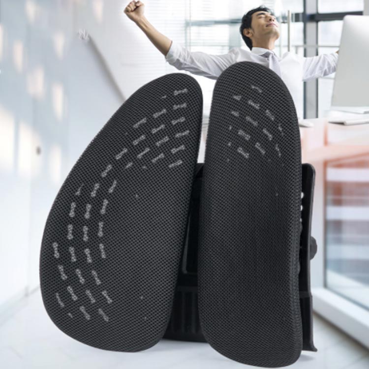 ランバーサポート 腰当て 背当て 背もたれ 腰サポート 姿勢矯正 腰痛対策 蒸れない 椅子クッション チェア 車 在宅勤務 腰枕