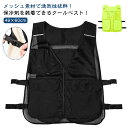 保冷剤を装着できる!内ポケット付き 夏用 メッシュベスト シップ クールベスト 保冷ベスト 冷却ベスト アイスベスト 保冷剤 冷たい 涼しい 涼感 冷感 熱中症...