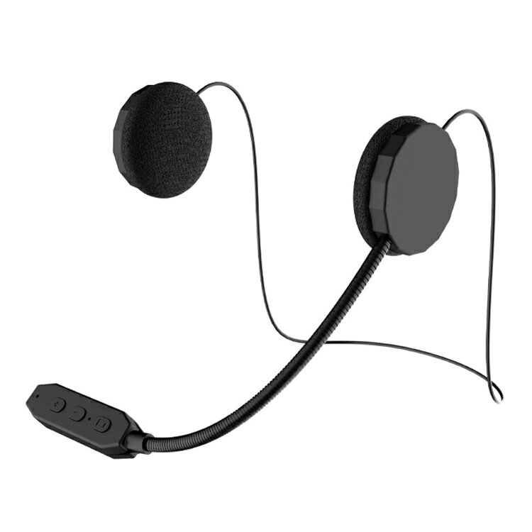 バイク用 Bluetooth5.0 イヤホン マイク付き ヘルメット用 ヘッドセット イヤホンマイク 超薄型 バイク ヘッドホン ブルートゥース 大口径 スピーカー 自動応答 高音質 ハンズフリー 通信 ワイヤレス 音楽 通信 音声コントロール ノイズキャンセリング オートバイ用 anafarm-10032592 anafarm サンプル画像2
