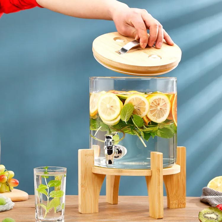 SNS話題の飲料タンク ドリンクサーバー ガラ...の紹介画像2