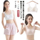 ファーストブラ 揺れない キッズ ブラジャー 2枚セット ジュニアブラ ハーフトップ 速乾 蒸れない ストレッチ 女の子 ジュニア 肌着 ノンワイヤー 初めてブ...