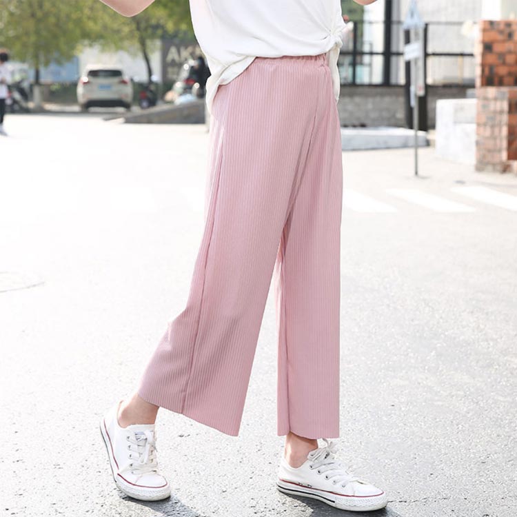 ワイドパンツ キッズ 子供服 ロングパンツ ガウチョパンツ 長ズボン ルームウェア ...