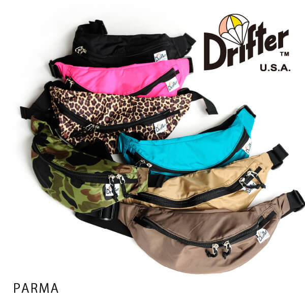 ドリフター 正規品 Drifter PARMA パルマ ボディバッグ ファニーパック ウエストバッグ ヒップバッグ ウエストパック DFV1540 ギフトラッピング対応 新生活 クーポン対象