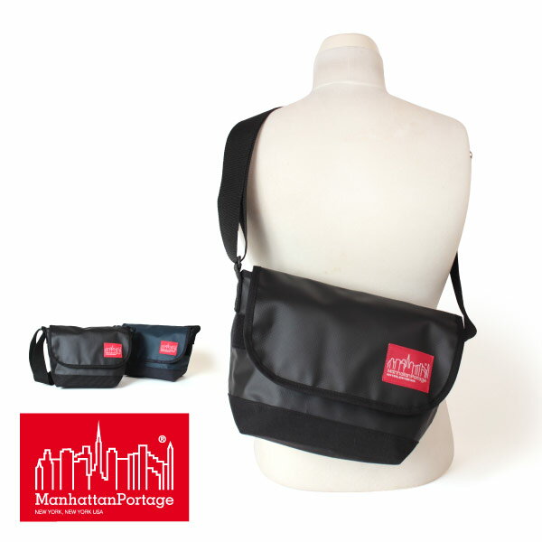 マンハッタンポーテージ 日本正規品 Manhattan Portage メッセンジャーバッグ ショルダーバッグ 6.3L Matte Vinyl Casual Messenger Bag JR MP1605JRMVL メンズ レディース アウトドア フェス …