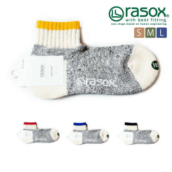 ラソックス rasox 靴下 ソックス スラブ ...の商品画像