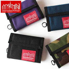 マンハッタンポーテージ 日本正規品 Manhattan Portage 二つ折り財布 ウォレット パークウォレット Park Avenue Wallet MP1013 メンズ レディース アウトドア フェス 軽量【メール便対応/メール便送料】 ギフトラッピング対応 新生活 クーポン対象