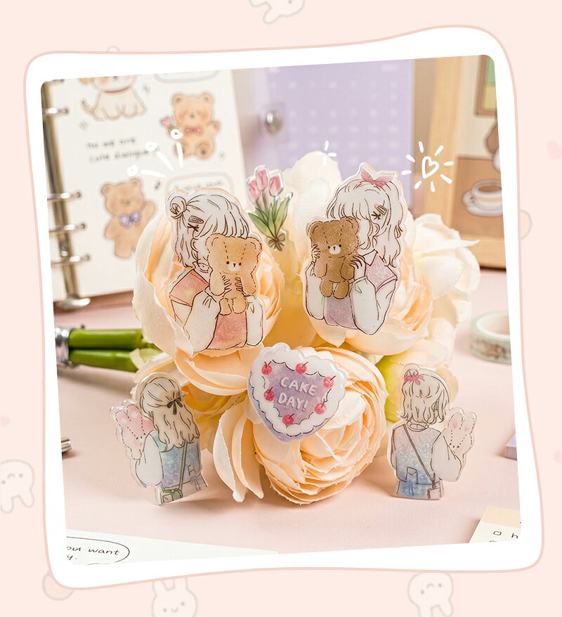 ＼クーポンで40%OFF／ 手帳用シール ぷっくり 3D 立体シール レトロ 古早風 ぷくぷく ぷにぷに ご褒美 シール交換 ノート飾りシール 手帳デコ DIY デコレーション 子供プレゼント かわいい ユニコーン・くま・音符・夜空モチーフ 手帳デコ スマホケース女の子 平成女子 anahaimu-10000979 あなはいむ店 サンプル画像3